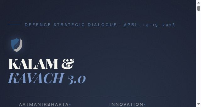 Screenshot of kalamkavach.com