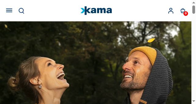 Screenshot of kama.cz