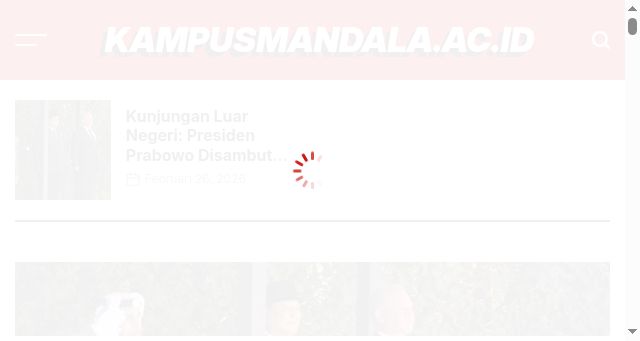 Screenshot of kampusmandala.ac.id