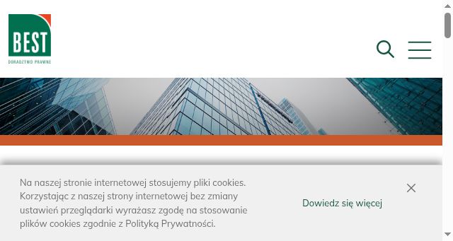 Screenshot of kancelariarybszleger.pl