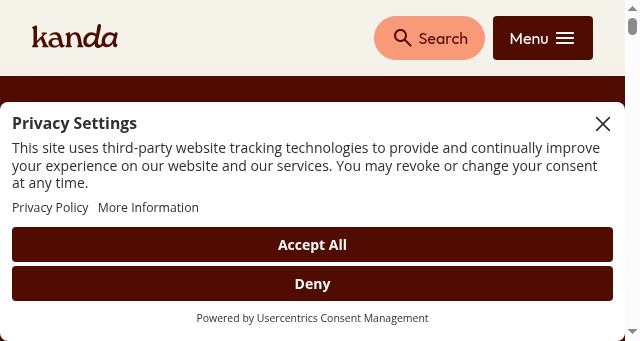 Screenshot of kandacare.com.au