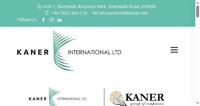 Screenshot of kaner.co.uk