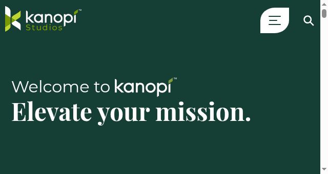 Screenshot of kanopi.com