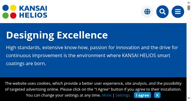 Screenshot of kansai-helios.eu
