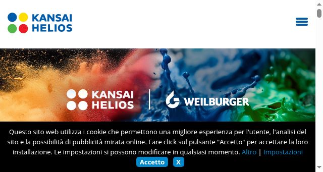 Screenshot of kansai-helios.it