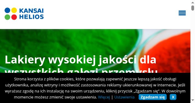 Screenshot of kansai-helios.pl