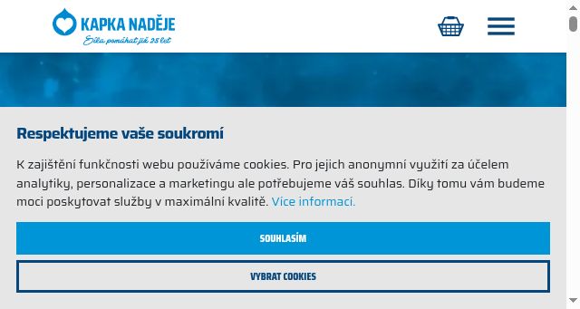 Screenshot of kapkanadeje.cz