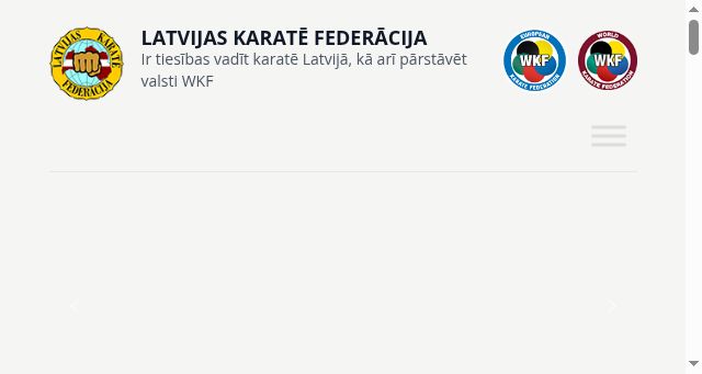 Screenshot of karate.lv