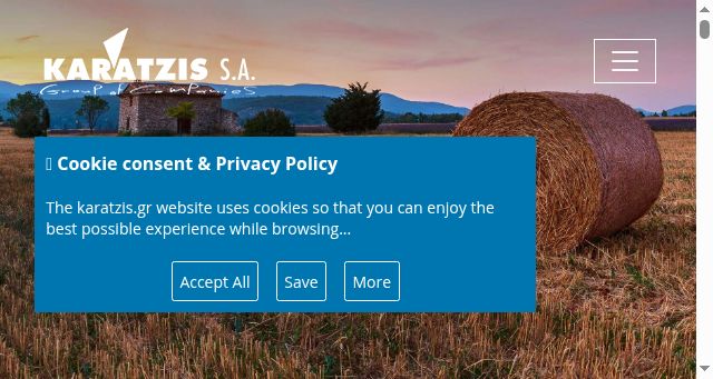 Screenshot of karatzis.gr