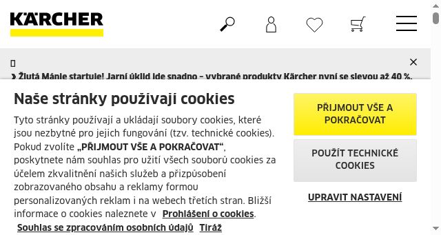 Screenshot of karcher.com