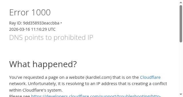 Screenshot of kardiel.com