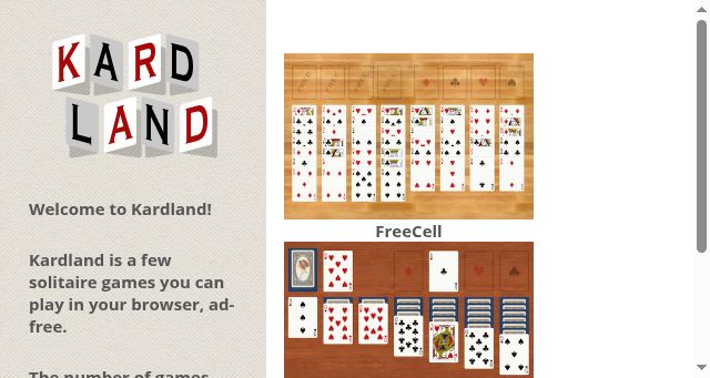 Screenshot of kardland.com