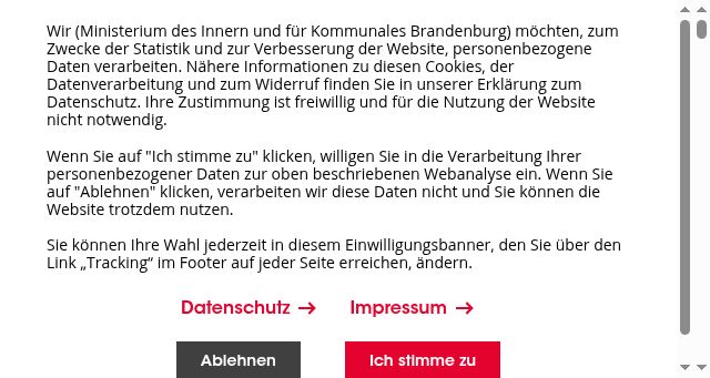 Screenshot of karriere-in-brandenburg.de