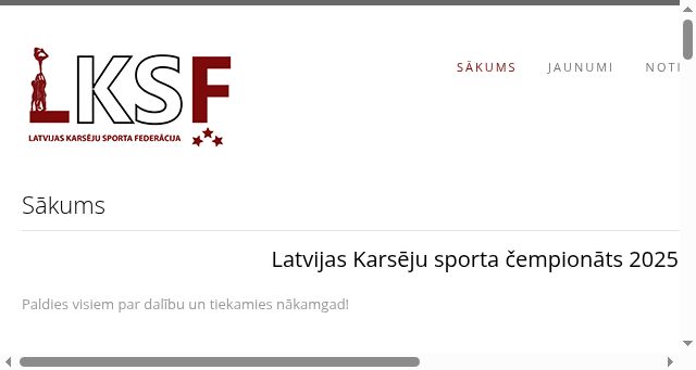 Screenshot of karseji.lv