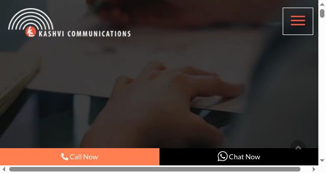 Screenshot of kashvicommunications.com