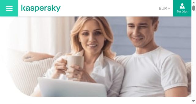 Screenshot of kaspersky.cz