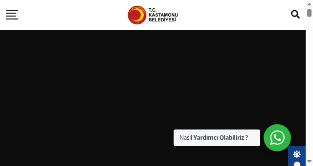 Screenshot of kastamonu.bel.tr