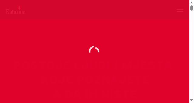 Screenshot of katarina.ba