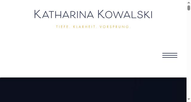 Screenshot of katharina-kowalski.com