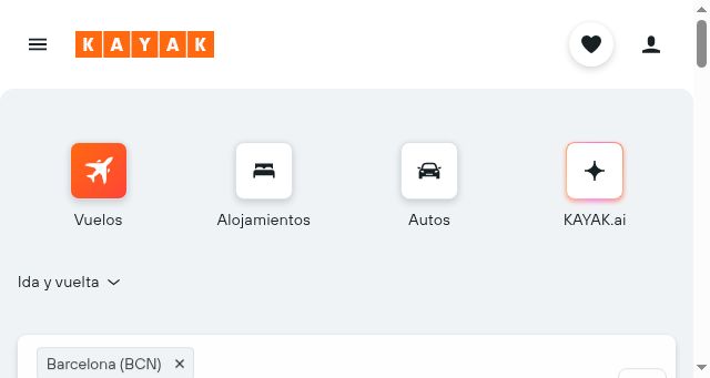 Screenshot of kayak.com.do