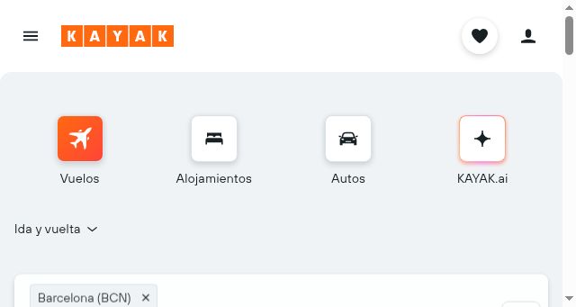 Screenshot of kayak.com.pr
