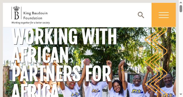 Screenshot of kbfafrica.org