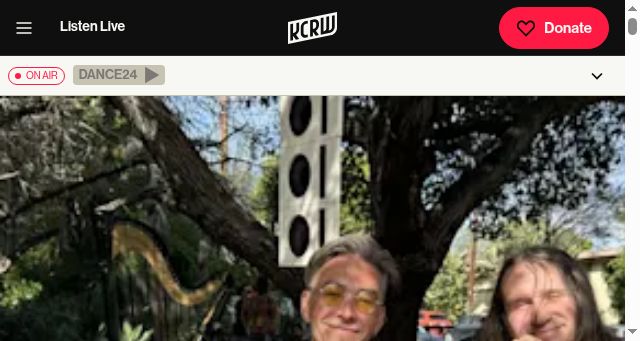 Screenshot of kcrw.com