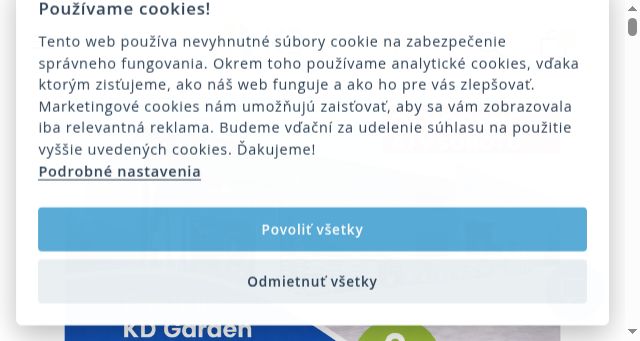 Screenshot of kdgarden.sk