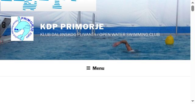 Screenshot of kdp-swim-croatia.hr