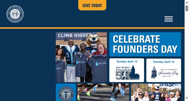 Screenshot of keanfoundation.org