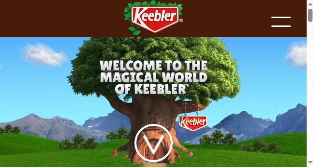 Screenshot of keebler.com