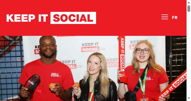 Screenshot of keepitsocial.ca