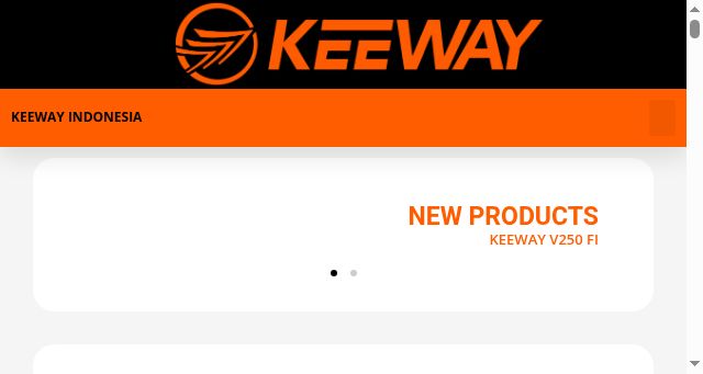 Screenshot of keeway-indonesia.com