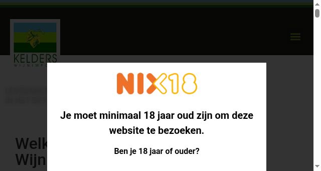 Screenshot of kelders-wijnimport.nl
