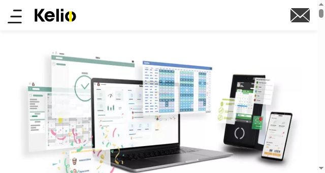 Screenshot of kelio.ch