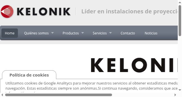 Screenshot of kelonik.com