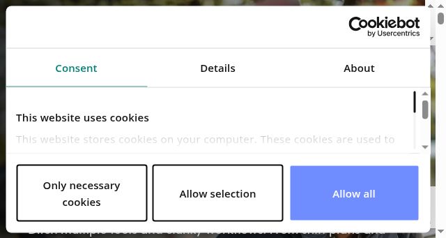 Screenshot of kenjo.io