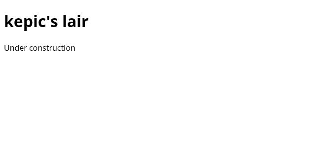 Screenshot of kepic.win