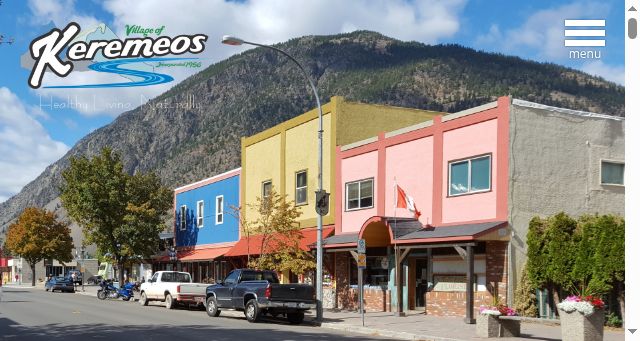 Screenshot of keremeos.ca