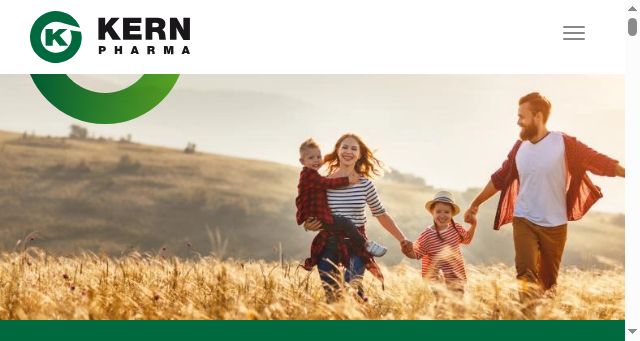 Screenshot of kernpharma.com