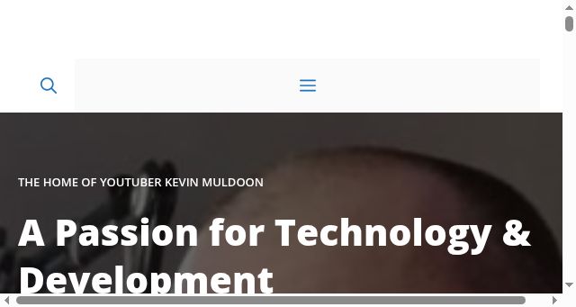 Screenshot of kevinmuldoon.com