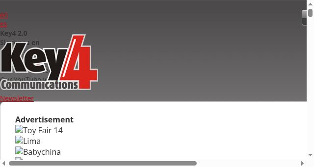 Screenshot of key4communications.com