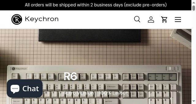 Screenshot of keychron.com.au