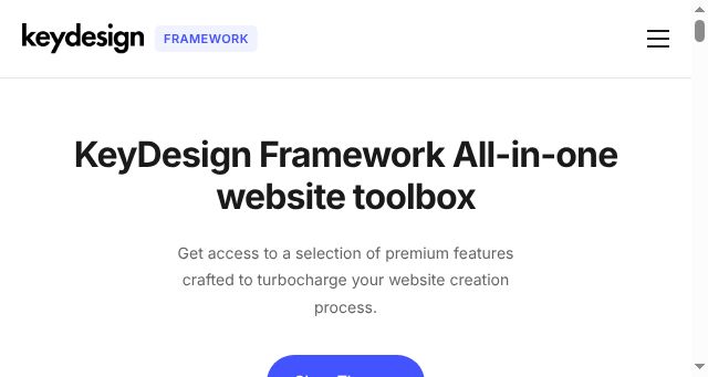 Screenshot of keydesign.xyz