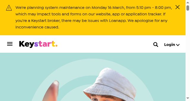 Screenshot of keystart.com.au