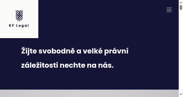 Screenshot of kflegal.cz
