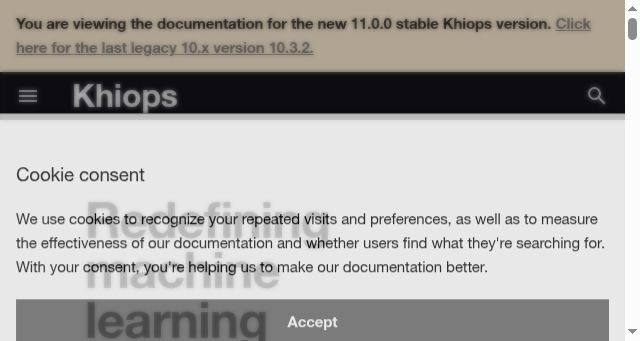 Screenshot of khiops.org
