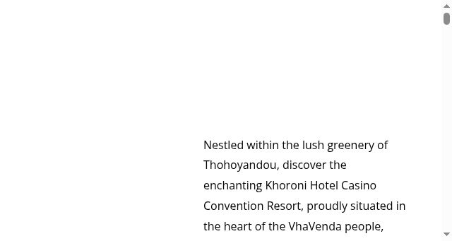 Screenshot of khoroni.co.za