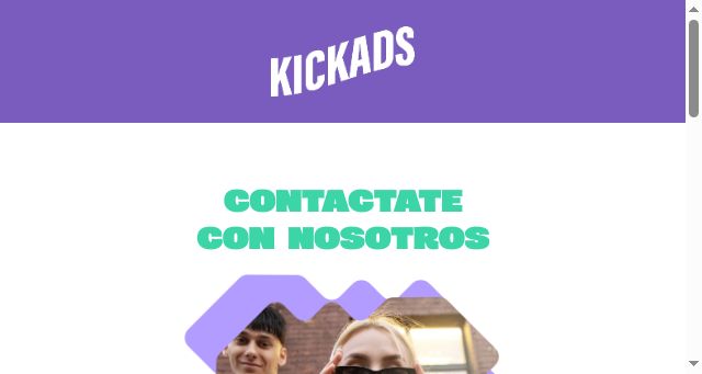 Screenshot of kickads.mobi