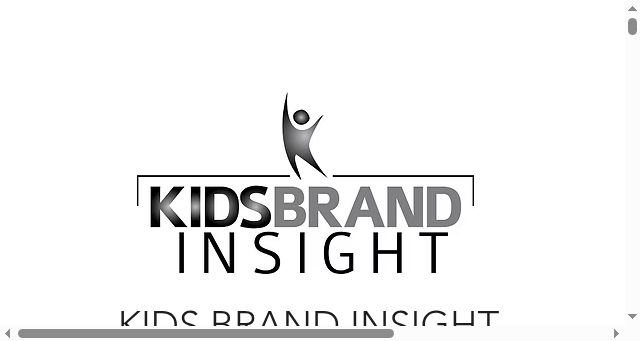 Screenshot of kidsbrandinsight.com